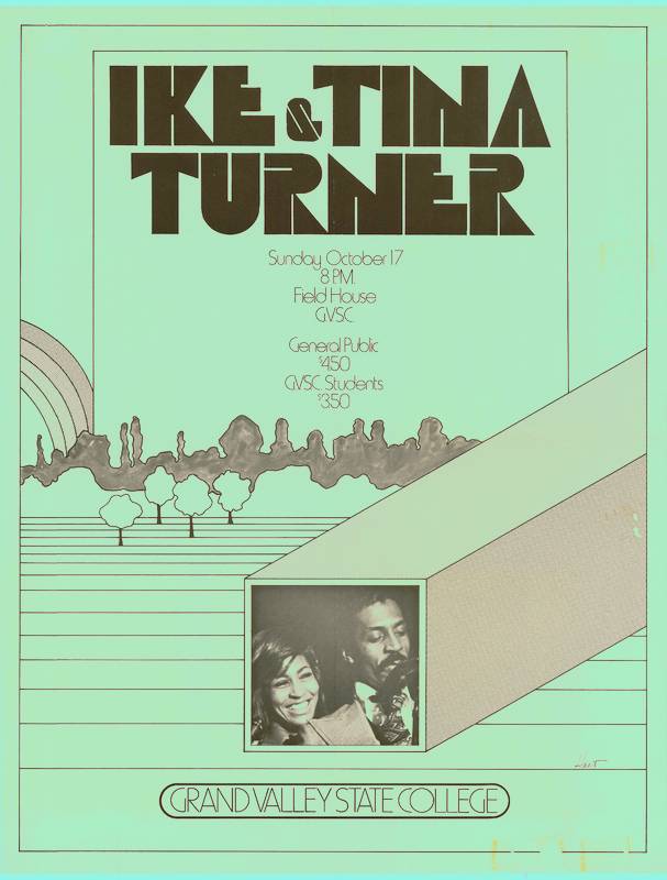 Ike & Tina Turner concert poster